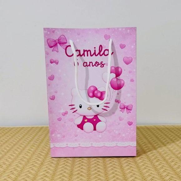 Sacola Hello Kitty Personalizada Pegue e Monte