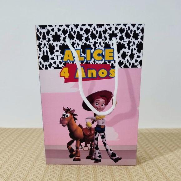Sacola Toy Story Menina Personalizada Pegue e Monte