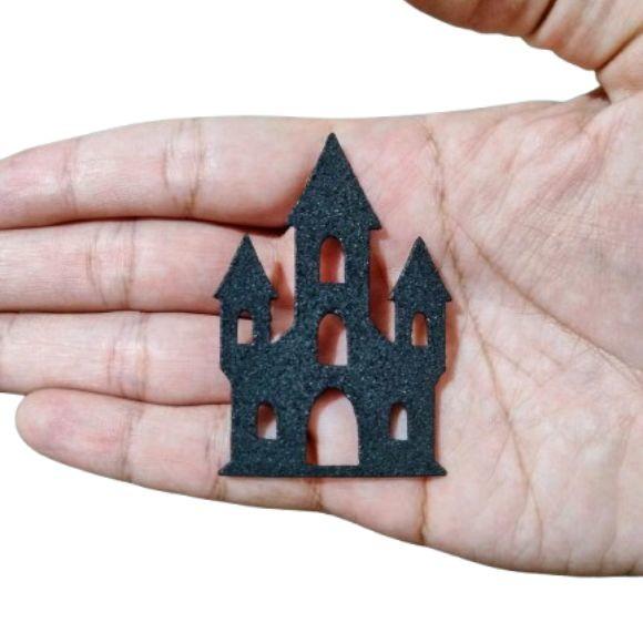 Aplique Castelo E.v.a Halloween 60 Unidades