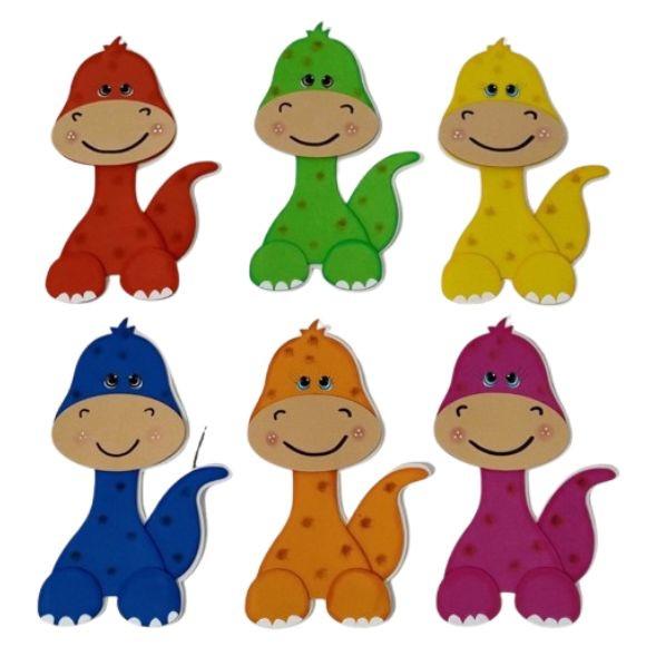 Aplique Dinossauro em E.v.a Unidade 22,5 x 13,5