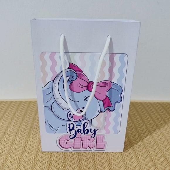 Sacola Chá Revelação Personalizada Pegue e Monte