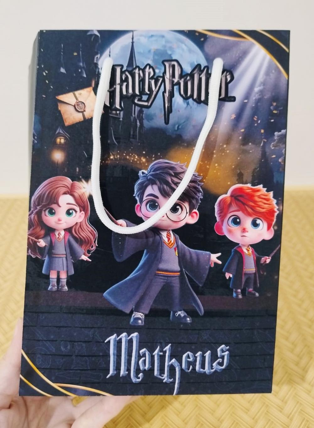 Sacola Personalizada Harry Potter Pegue e Monte