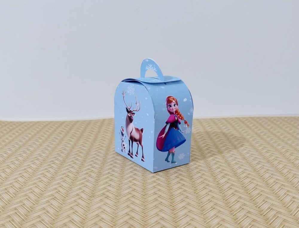 Caixinha Personalizada Frozen | Lembrancinha Festa Infantil | Kit