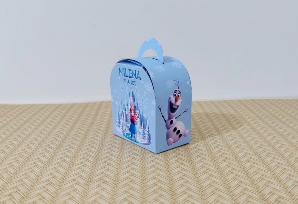 Caixinha Personalizada Frozen | Lembrancinha Festa Infantil | Kit