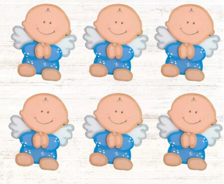 Kit Lembrancinhas Chá de Bebê e Batismo EVA - 50