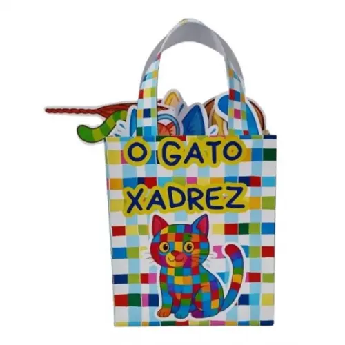 Recurso Pedagógico o Gato Xadrez +sacola Personalizada