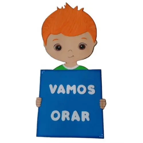 Recurso Bíblico Menino de Oração em E.v.a.