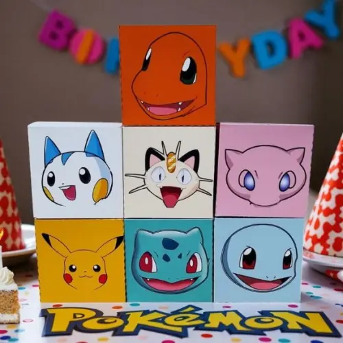Caixa Cubo Pokémon