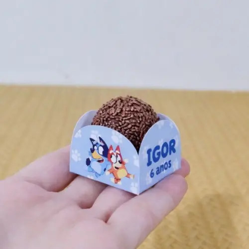 Forminha de Doces Bluey Menino 50/100/150