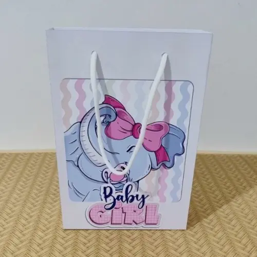 Sacola Chá Revelação Personalizada Pegue e Monte