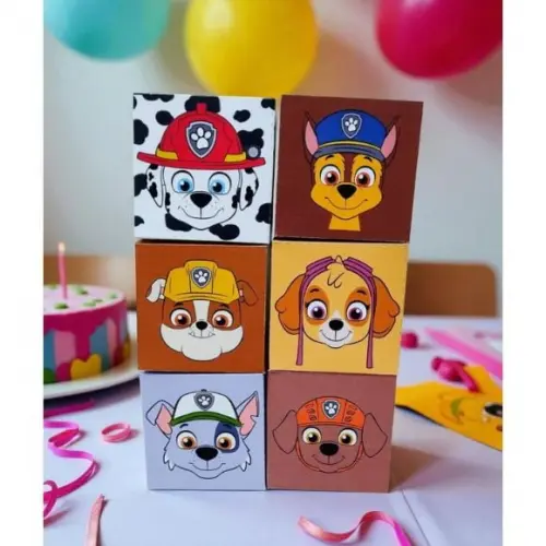 Caixa Cubo Patrulha Canina