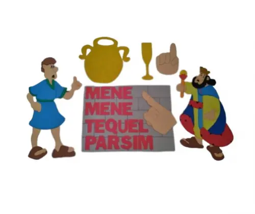 Recurso Bíblico Uma Escrita na Parede - História de Daniel