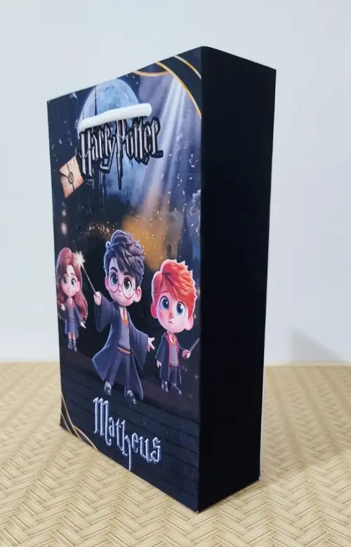 Sacola Personalizada Harry Potter Pegue e Monte