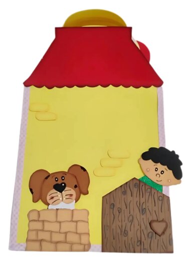 Sacola Casa Interativa + 7 Personagens e Poema
