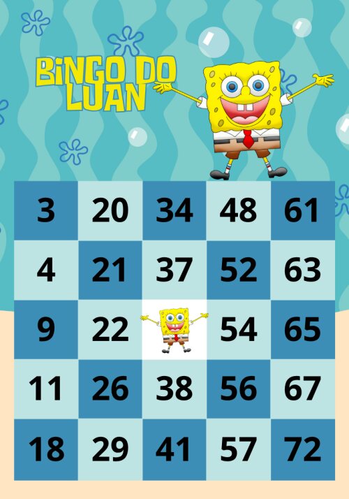 Bingo Chá de Bebê Personalizado com Nome + Lapela Impresso 7x 1