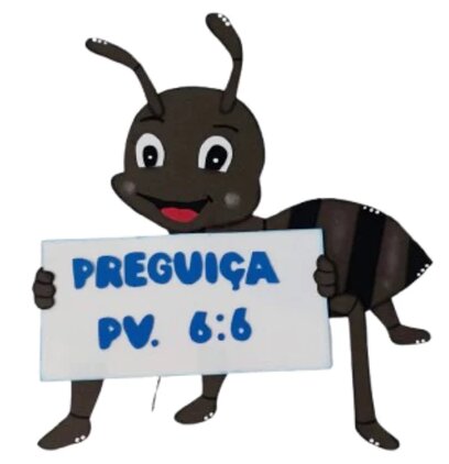 Recurso Bíblico Infantil em EVA – Provérbios 6:6 – Aprenden