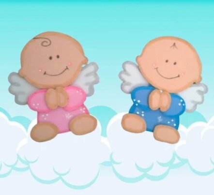 Kit Lembrancinhas Chá de Bebê e Batismo EVA - 50