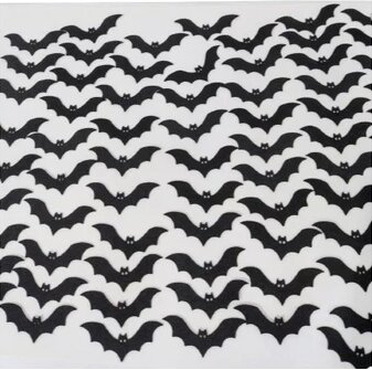 Aplique Morcego E.v.a Halloween 80 Unidades