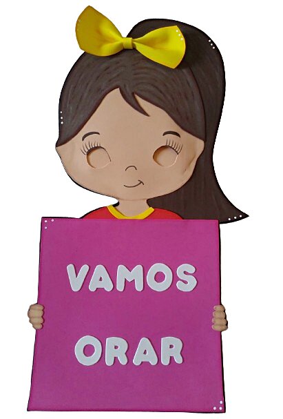 Recurso Bíblico Menina de Oração EVA