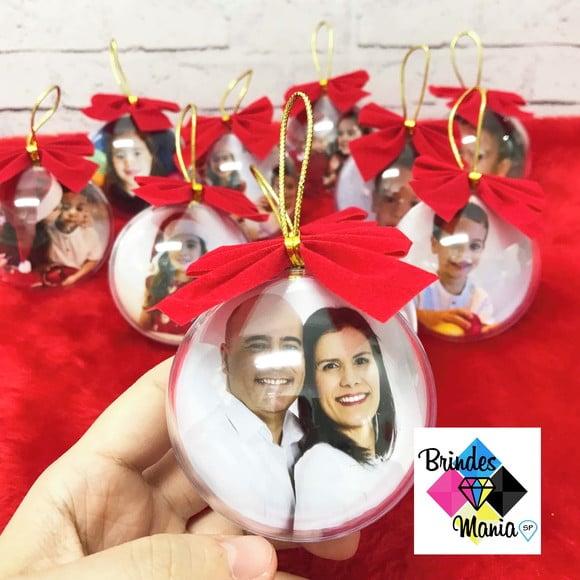 Bolas de Natal Personalizadas com Foto