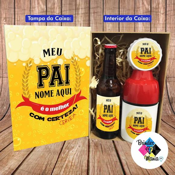 Kit Super Cervejeiro Meu Pai É o Melhor com Certeza