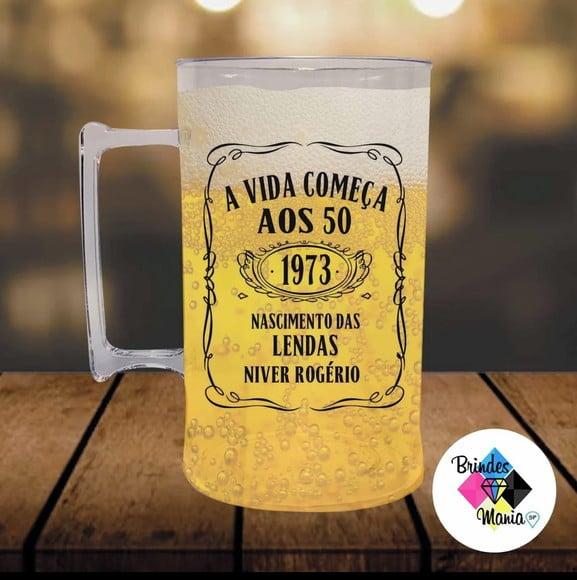 40 Canecas de Chopp Cerveja Acrilica 500ml + Frete Brooklin