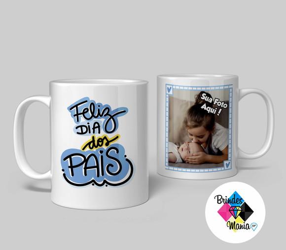 Caneca de Cerâmica Personalizada Feliz Dia dos Pais