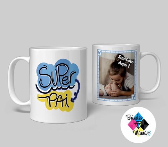 Caneca de Cerâmica Personalizada Super Pai