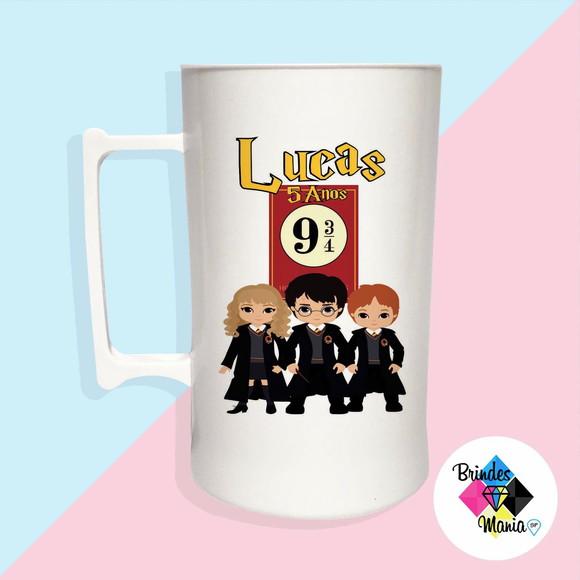Caneca Acrilica Personalizada Harry Potter 500ml