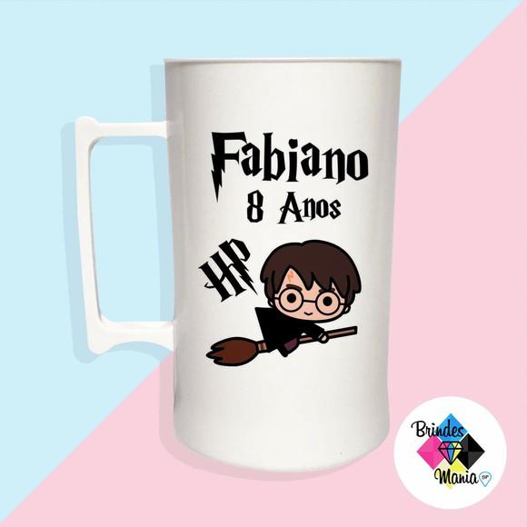 Caneca Acrilica Personalizada 500ml Harry Potter