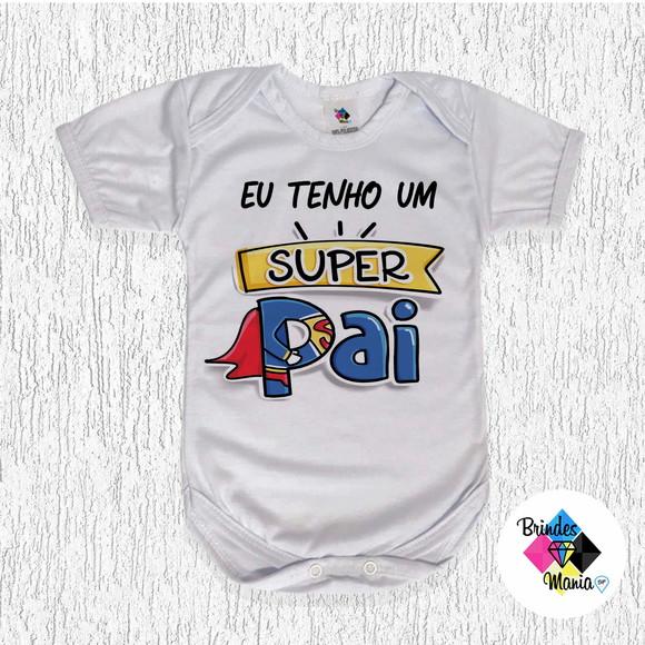 Body Bebe Personalizado Super Pai