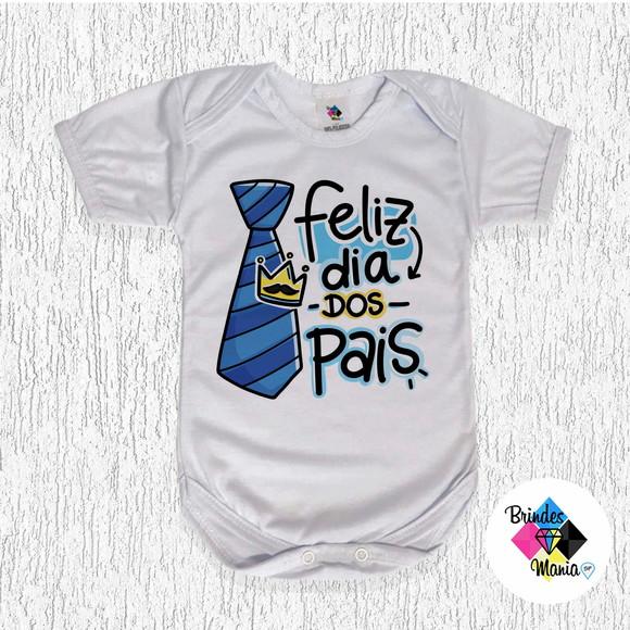 Body Bebe Personalizado Feliz Dia dos Pais