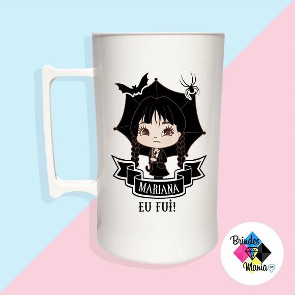 Caneca Acrilica Personalizada Wandinha 500ml