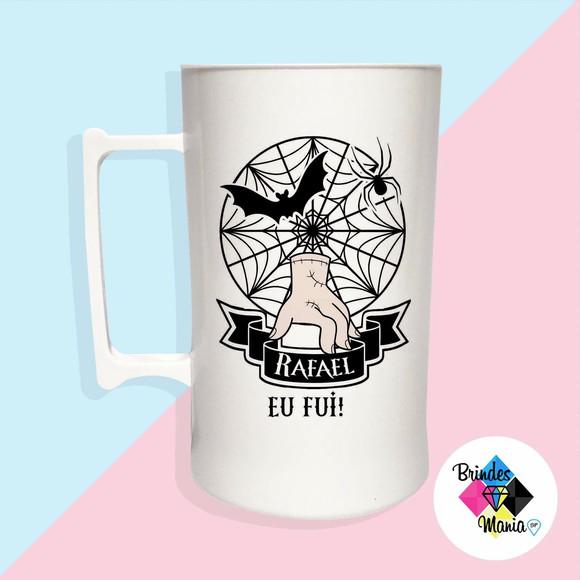 Caneca Acrilica Personalizada Wandinha 500ml