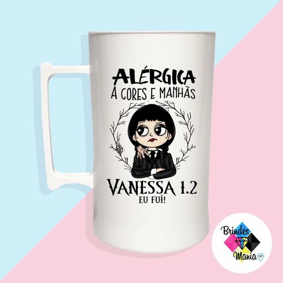 Caneca Acrilica Personalizada Wandinha 500ml