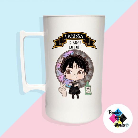 Caneca Acrilica Personalizada Wandinha 500ml