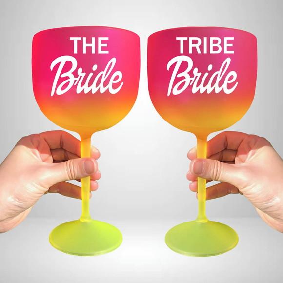 Taça de Gin Degradê The Bride e Tribe Bride