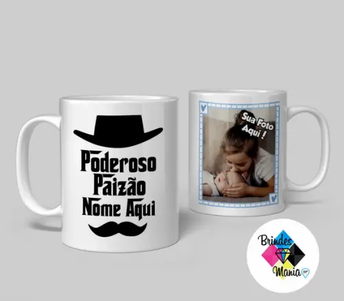 Caneca de Cerâmica Personalizada Poderoso Paizão