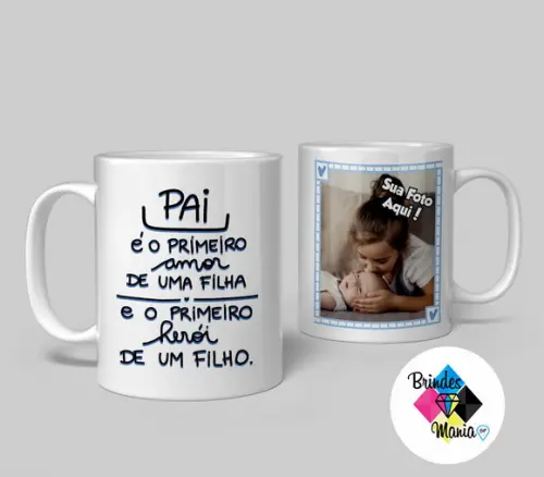 Caneca de Cerâmica Personalizada Pai