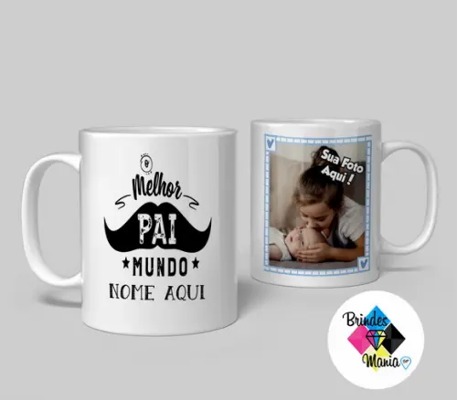 Caneca de Cerâmica Personalizada o Melhor Pai