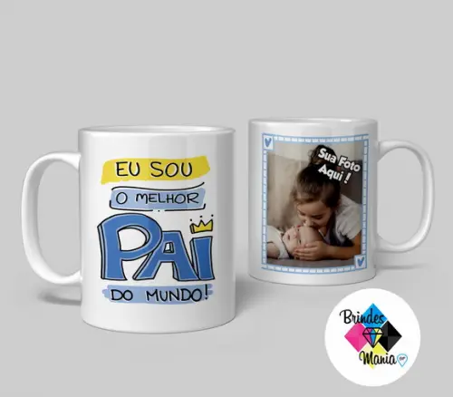 Caneca de Cerâmica Personalizada Melhor Pai