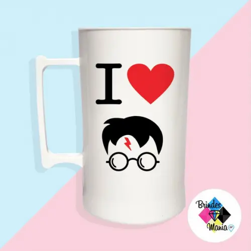 Caneca Acrilica Personalizada Harry Potter 500ml
