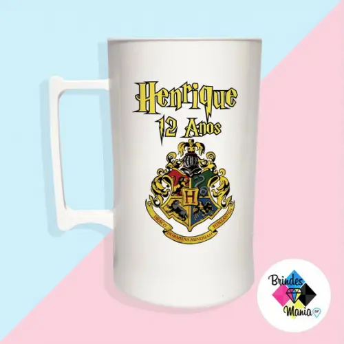 Caneca Acrilica Personalizada Harry Potter 500ml