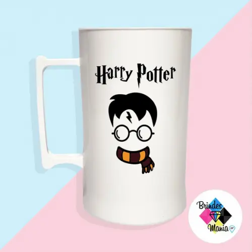 Caneca Acrilica Personalizada Harry Potter 500ml