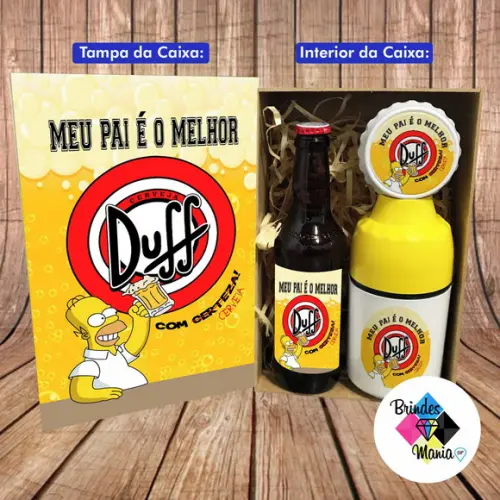 Kit Super Cervejeiro Meu Pai É o Melhor Simpson