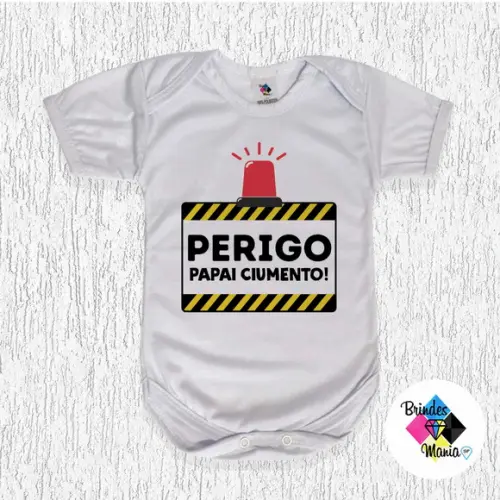 Body Bebe Personalizado Pai Ciumento