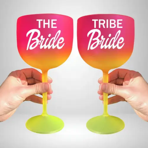 Taça de Gin Degradê The Bride e Tribe Bride