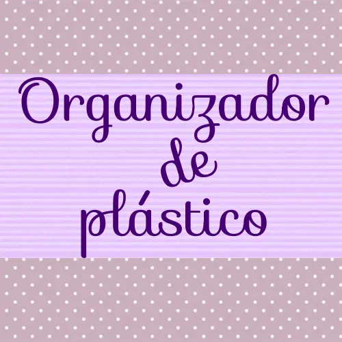Organizador de plástico