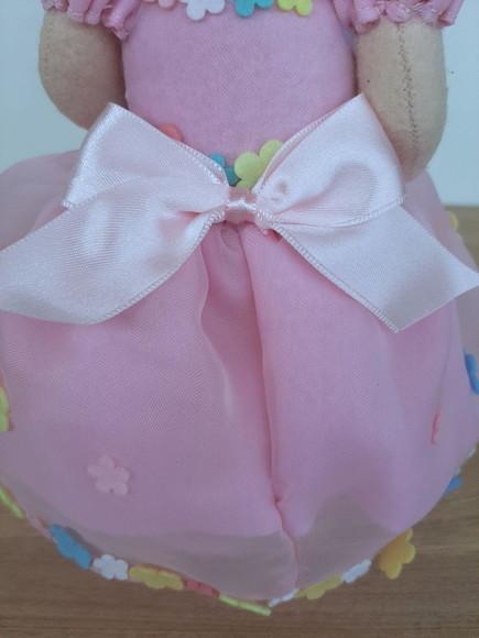 Boneca de feltro para festa jardim