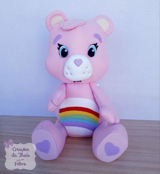 Decoração de Festa Ursinhos Rosa Arco Iris